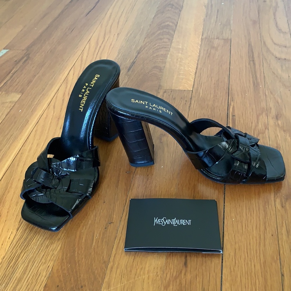 NEW Vintage YSL Saint Lauren heels size 38 - Picture 7 of 14